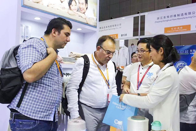 守护美好生活 开启抗菌新纪元&mdash;&mdash;禾素纤维在2019yarnexpo秋冬纱线展大放异彩